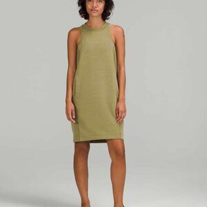 Lululemon Softstreme Back In Action Dress in Bronze Green - Size 10